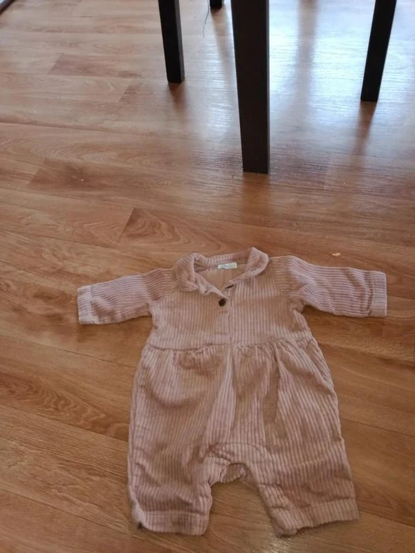 bout'chou combinaison velours taille 1 mois